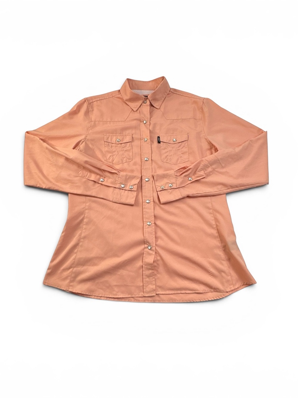 Hooey Habitat Women’s Medium Sol Western Long Sleeve Pearl Snap Button Up Shirt
